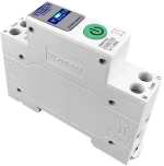 TOB9S-VAP, 63A 1P+N Tuya WiFi Smart Switch with Energy Meter and VA Protection