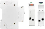 TOB9S-VAP, 63A 1P+N Tuya WiFi Smart Switch with Energy Meter and VA Protection