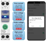 TOB9S-VAP, 63A 1P+N Tuya WiFi Smart Switch with Energy Meter and VA Protection