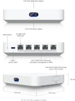 Ubiquiti UCG-Max, UniFi Cloud Gateway Max, 512 GB SSD