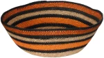 Καλάθι γιούτας χειροπ. terracotta Φ40Η13cm