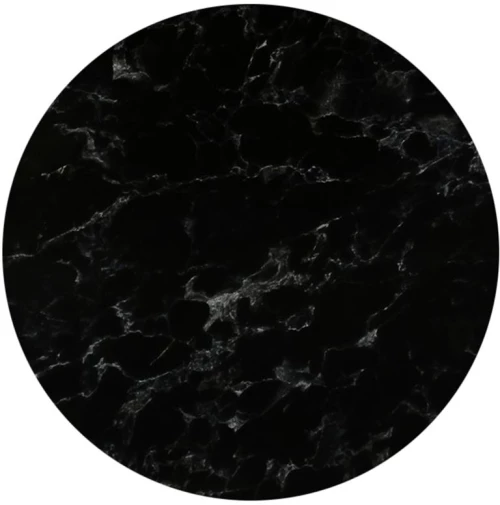 WOODWELL Ε107,451HPL (High Pressure Laminated) Επιφάνεια Τραπεζιού Απόχρωση Black Marble, Εξωτερικού χώρου 70x70cm/12mm Ε107,451