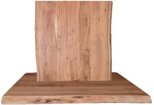 WOODWELL ΕΑ711,1WLIZARD-W Επιφάνεια Τραπεζιού Ξύλο Ακακίας Φυσικό 70x70x4cm ΕΑ711,1W