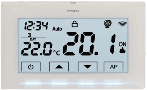 Perry ΘΕΡΜΟΣΤΑΤΗΣ ΧΩΡΟΥ WIFI PERRY KANEL-124.2.CR029