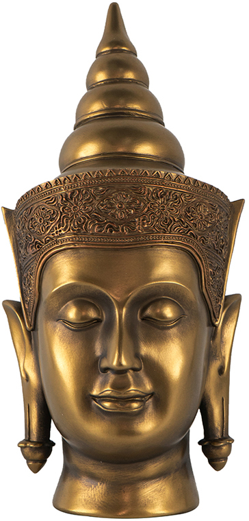 ARTEKKO Προτομή διακοσμητική Βούδας μεγάλη 16X19X36 Artekko EL78978
