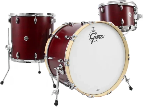 Gretsch Brooklyn 3-piece Set, 20" Bass - Satin Cherry Red