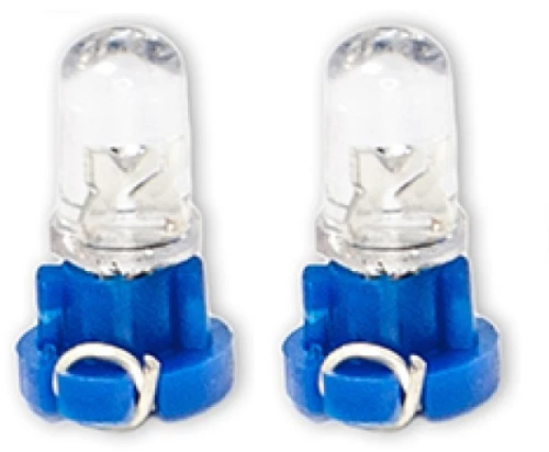 DGA ΛΑΜΠΑΚΙΑ LED T3 12V LED 6.000K ΜΠΛΕ ΦΩΣ 8mm DGA - 2ΤΕΜ. LED-T3-1-B-12V/DGA