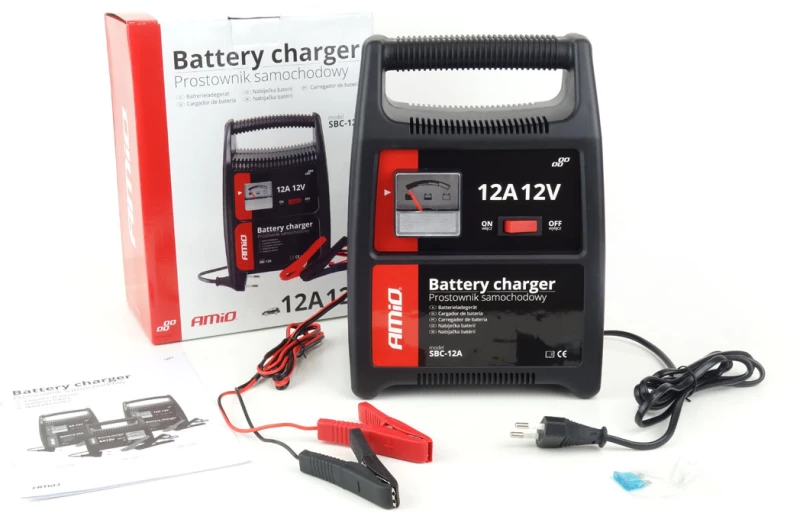 AMIO ΦΟΡΤΙΣΤΗΣ ΜΠΑΤΑΡΙΑΣ 12V 12A 02089/AM