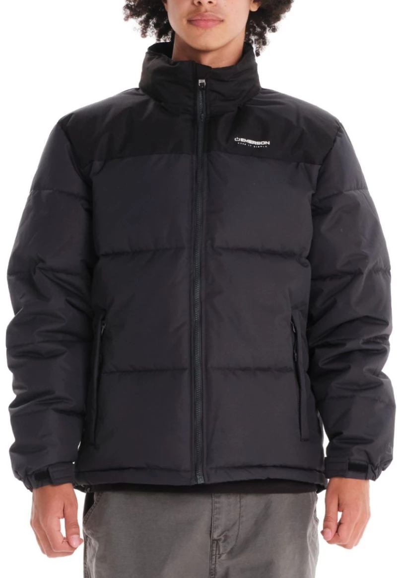 EMERSON Ανδρικό μπουφάν puffer πούπουλο 242.EM10.79 EBONY/BLACK