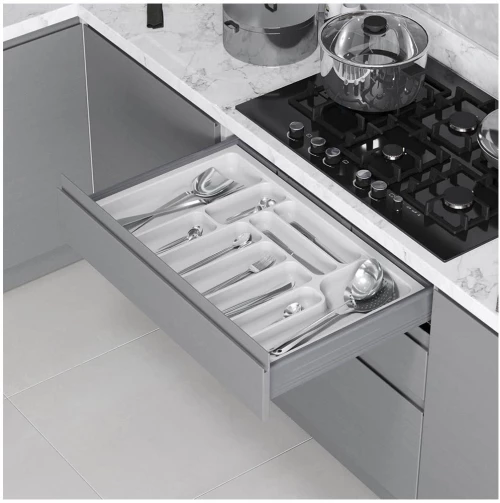 Starax Πλαστική Κουταλοθήκη  S-22  Λευκή Κ450