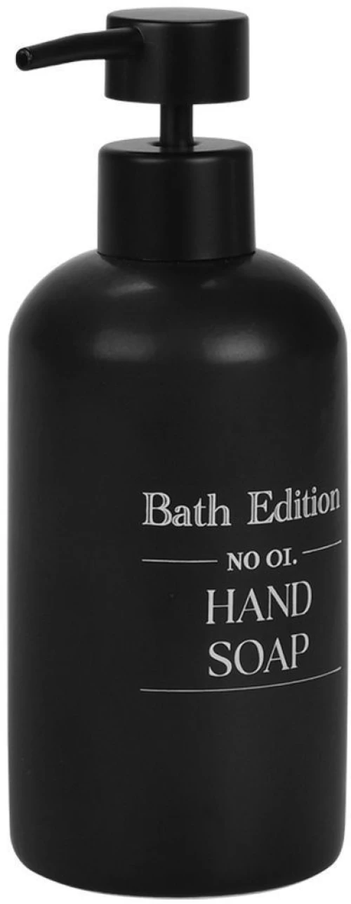 ESTIA ΑΝΤΛΙΑ ΣΑΠΟΥΝΙΟΥ MYST 310ml STONEWARE 7x7x19cm ΜΑΥΡΗ