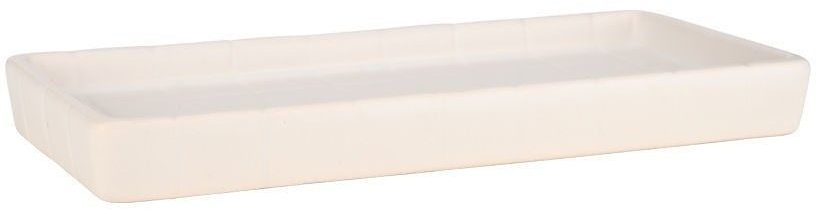 ESTIA ΔΙΣΚΟΣ ΜΠΑΝΙΟΥ TILES ΚΕΡΑΜΙΚΟΣ 20x10x2cm ΛΕΥΚΟΣ