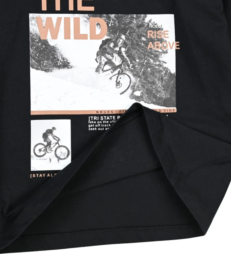 Μπλούζα "Take the wild" μαύρη