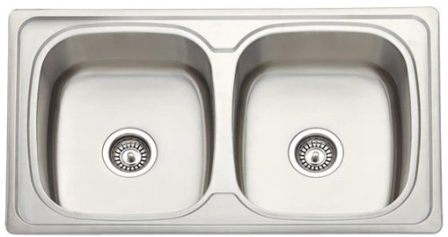 Eco Sink Νεροχύτης Ανοξείδωτος Με 2 Γούρνες