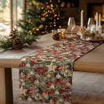 479593 BEAUTY HOME ΡΑΝΝΕΡ ΣΤΟΦΑ HAPPY HOLIDAY 34 CM X 1,5 M