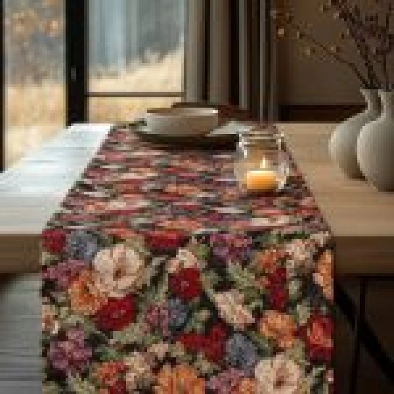 479679 BEAUTY HOME ΡΑΝΝΕΡ ΣΤΟΦΑ FLORAL BOUQUET 34 CM X 1,5 M