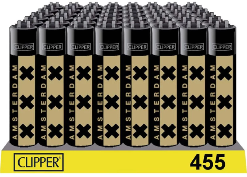 Αναπτήρας Πέτρας Clipper Μεγάλος - Amsterdam XXX Gold