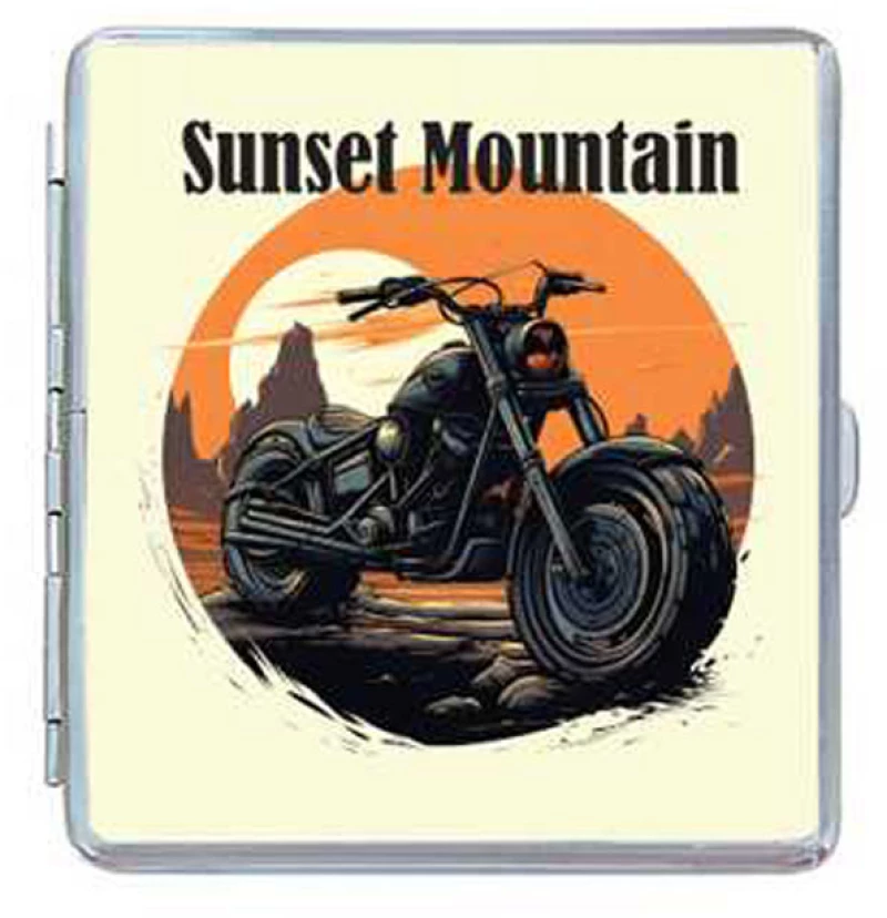 Belbox Ταμπακιέρα - Antique Motorbike Sunset Mountain
