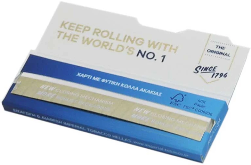 RIZLA Χαρτάκια - Μπλε 50φύλλα 50τεμ.