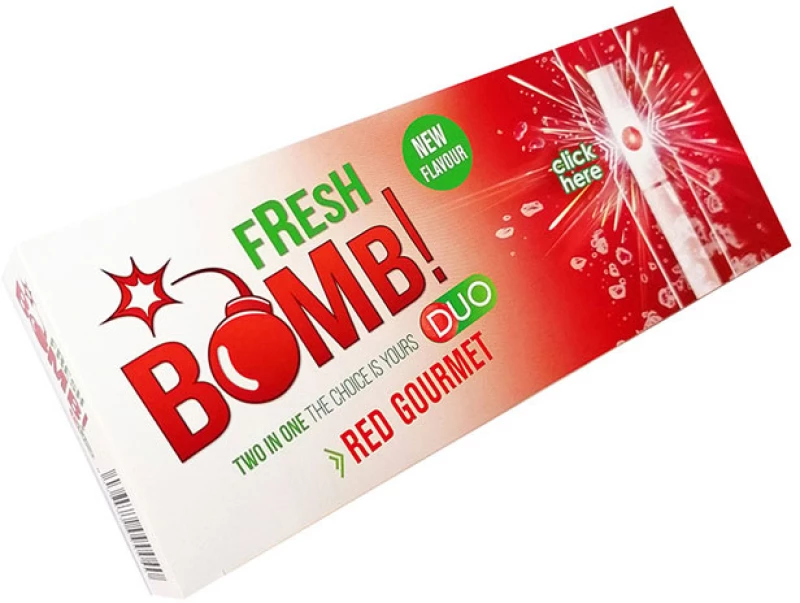 Fresh Bomb Άδεια Τσιγάρα Click Tubes Red Gourmet Strawberry - 100τεμ