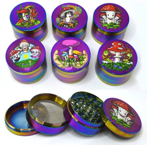Atomic Grinder Τρίφτης  Mushrooms 55mm - 4 Parts