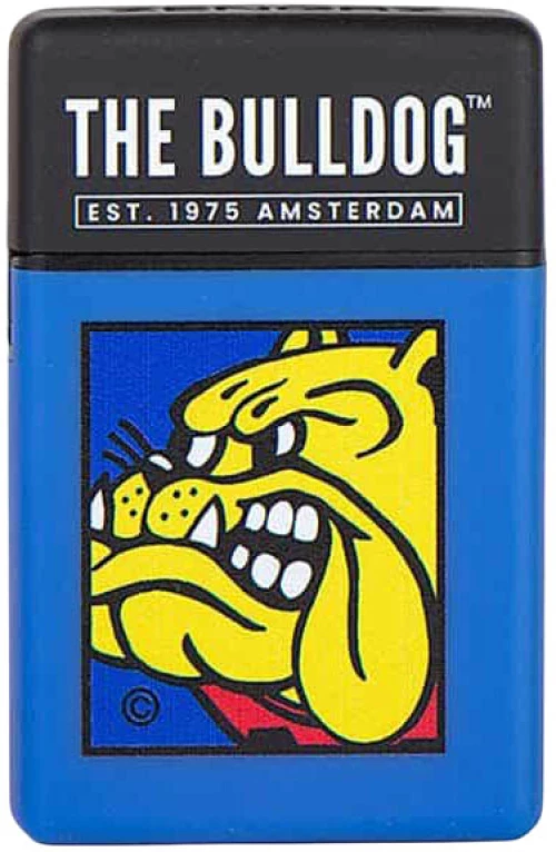 The Bulldog Amsterdam X-Zentas JetFlame Αντιανεμικός Αναπτήρας - Framed Logo (Blue)