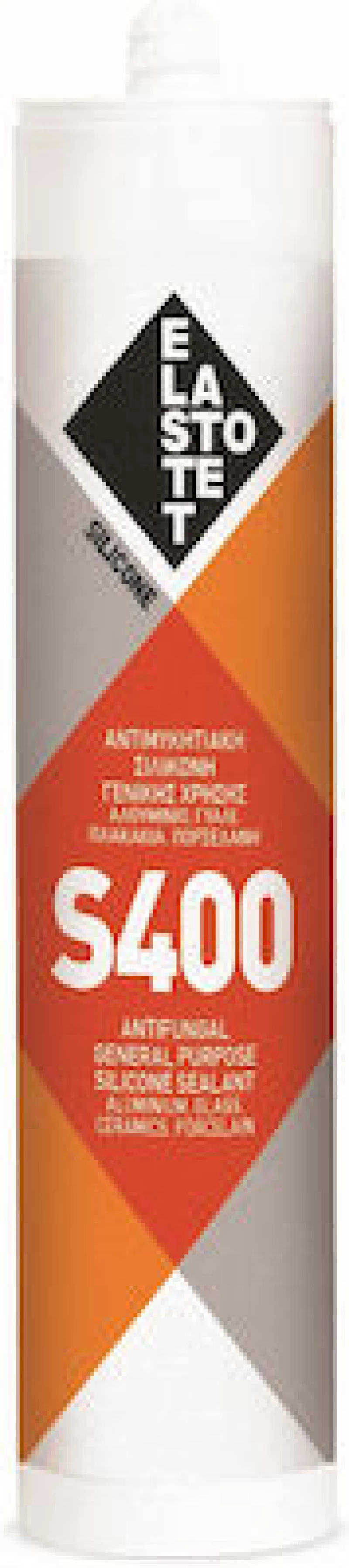 Σιλικόνη γενικής χρήσης S-400 1τεμ φύσιγγα 280ml λευκή P.00538 - P.00538