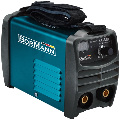 Ηλεκτροκόλληση Inverter 170A,Απόδοση 170Α/45%,Ψηφ.Οθόνης,Μεγ.Ηλεκτρόδιο 4mm BORMANN BIW1570 060420