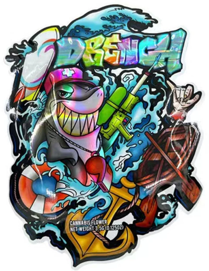 Σακουλάκι Ασφαλείας Mylar Zip Bag - Shark Drench