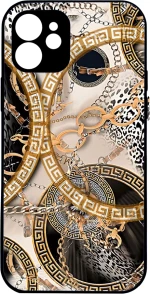 Animal print circle art Samsung Galaxy S24 Ultra
