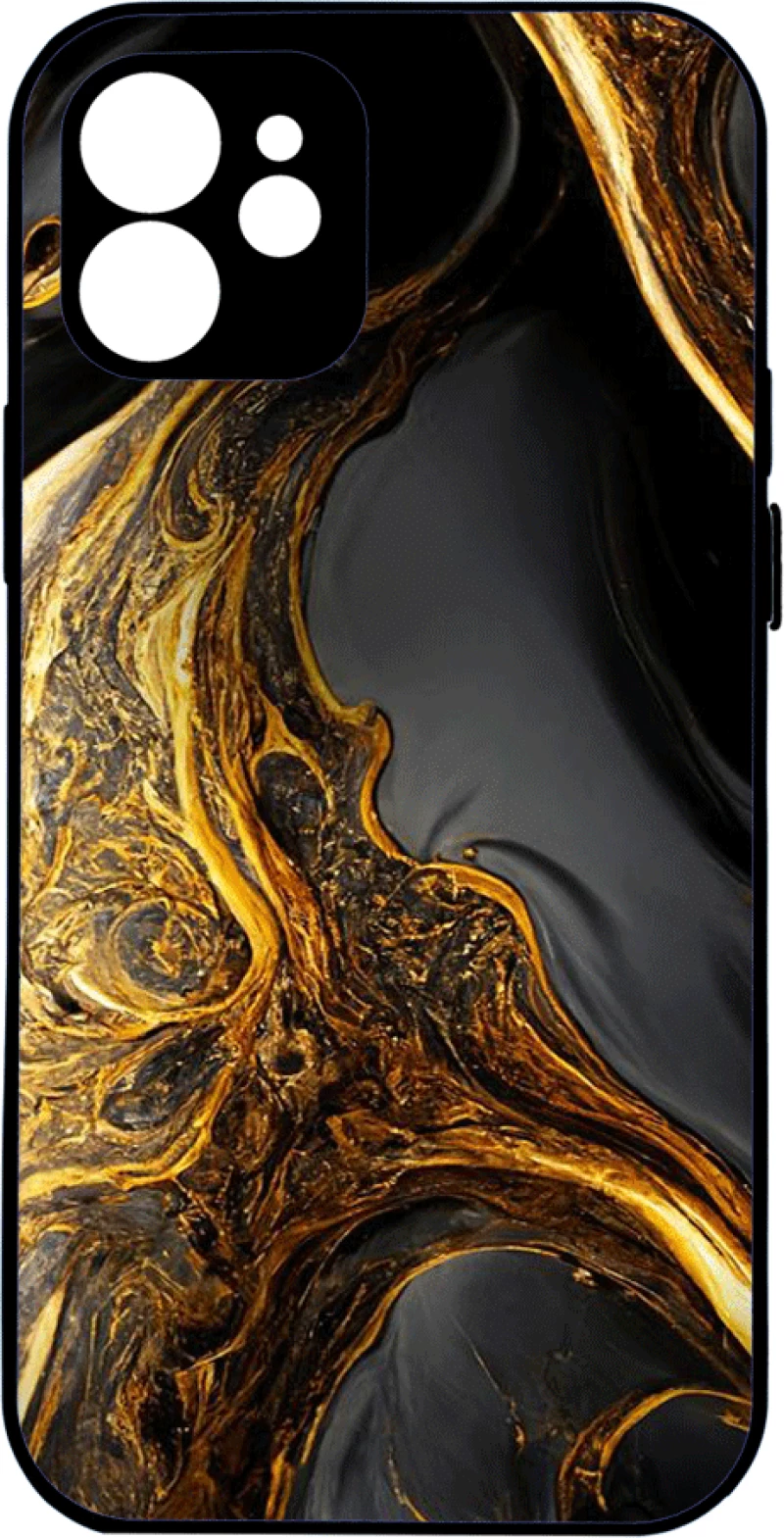 Marble black-gold desing 2 IPhone 16 Plus