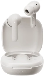 QCY Buds White (QT43) - Noise Reduction Clear Calls TWS Earbuds 35h, 10mm dynamic drivers