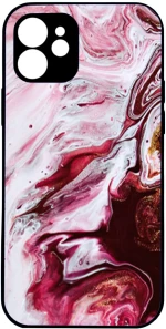 Marble red-white IPhone 12