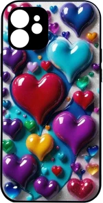 Colorful hearts IPhone 13 Pro