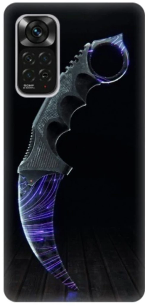 Knife Silicone case Θήκη για Xiaomi Redmi Note 11 4G black