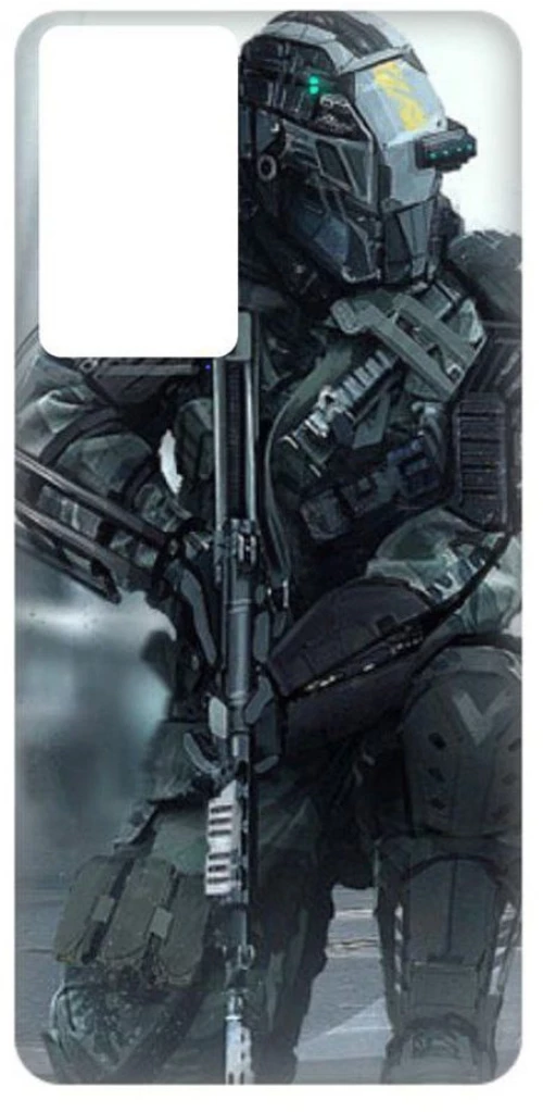 Call Of Duty Silicone case Θήκη για Xiaomi Redmi Note 10 5G / Poco M3 Pro 5G army green