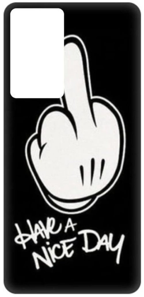 Have A Nice Day Silicone case Θήκη για Xiaomi Redmi Note 10 Pro black