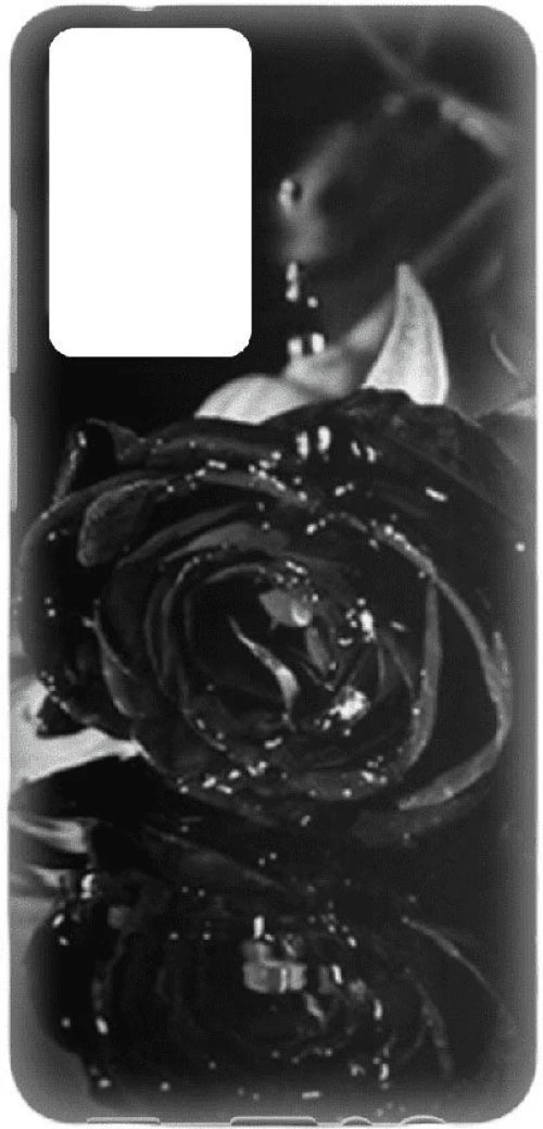 Black Rose Silicone case Θήκη για Samsung Galaxy S20 FE