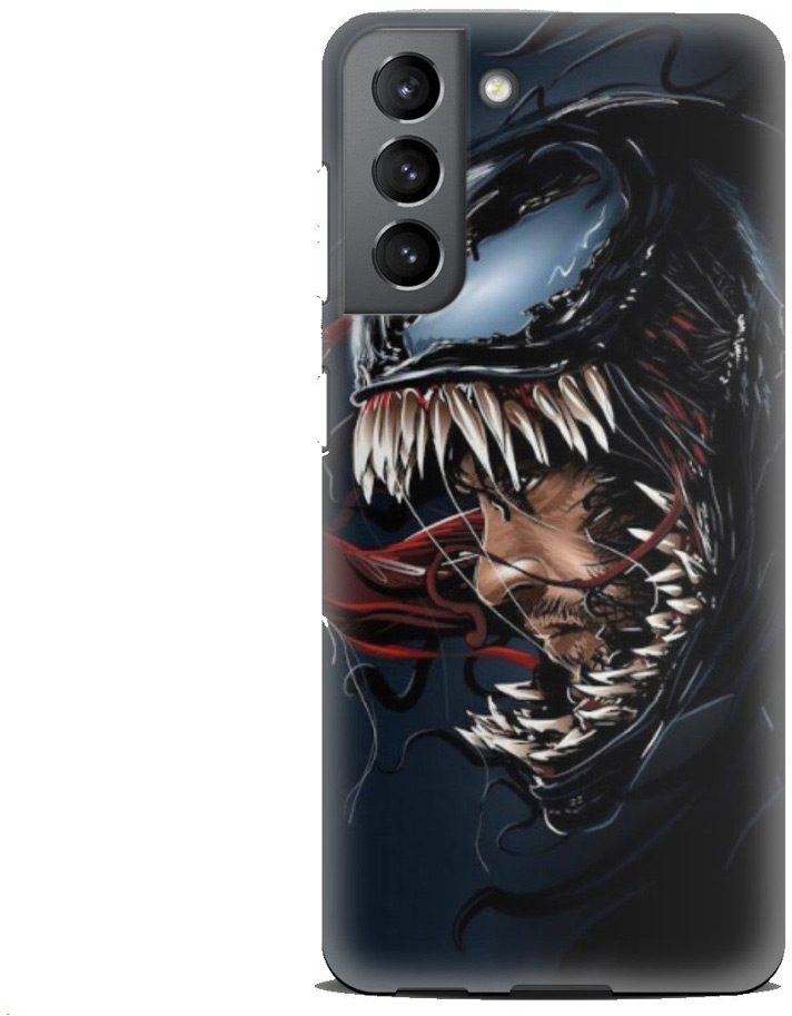 Venom Silicone case Θήκη για Samsung Galaxy S21 blue-black