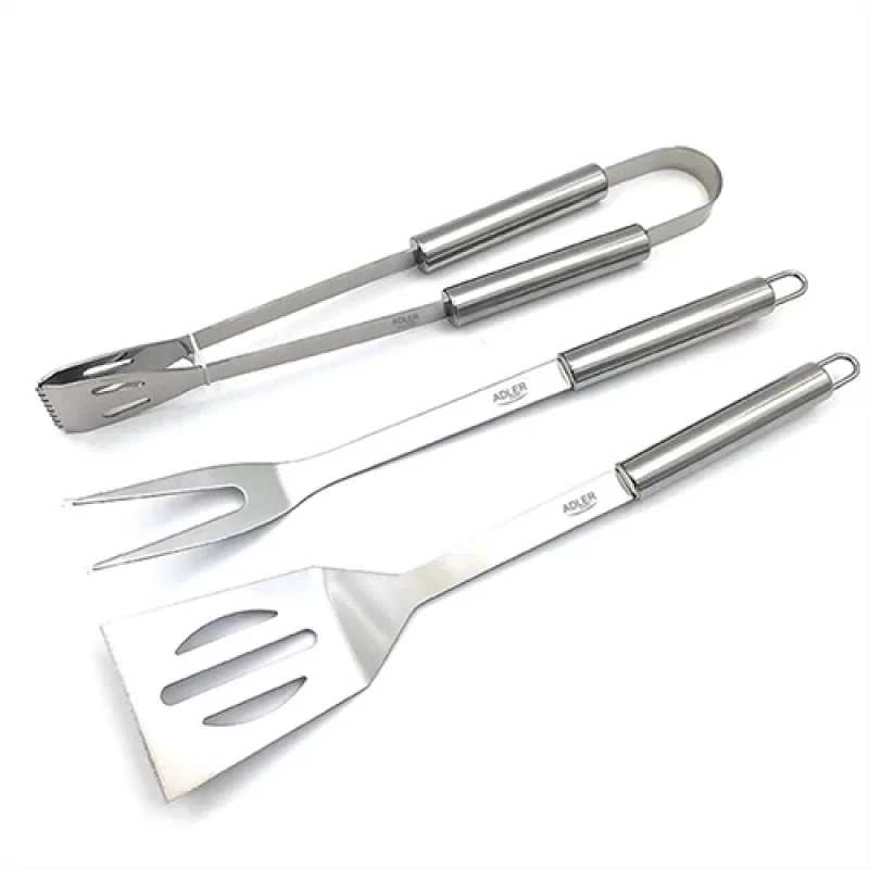 ADLER GRILL CUTLERY SET IN BLACK CARRYING CASE