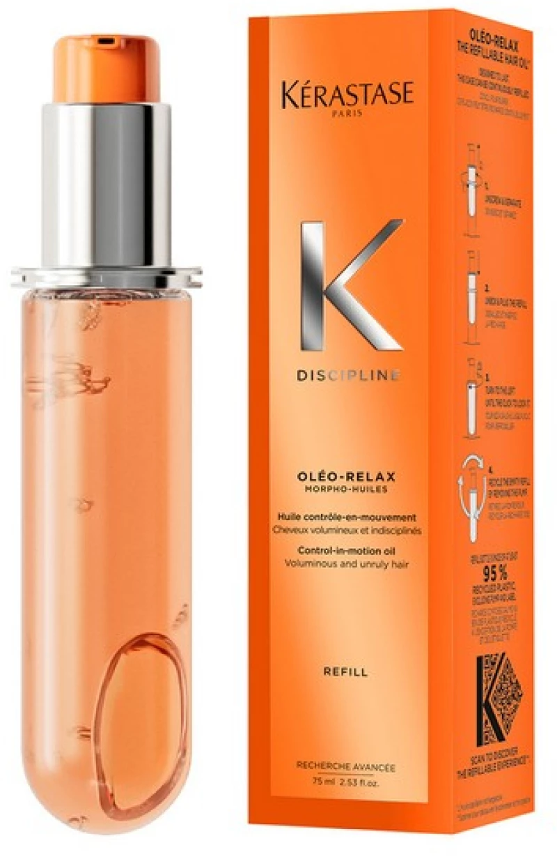 Kerastase Discipline L’Ηuile Oleo-Relax Refill Έλαιο για Ατίθασα Μαλλιά 75ml
