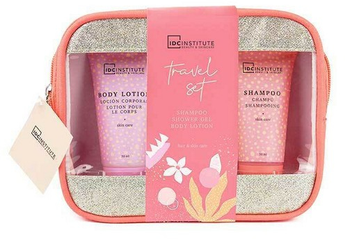 IDC Institute Bag Travel Set  Ενυδάτωσης & Καθαρισμού Σώματος 3τμχ