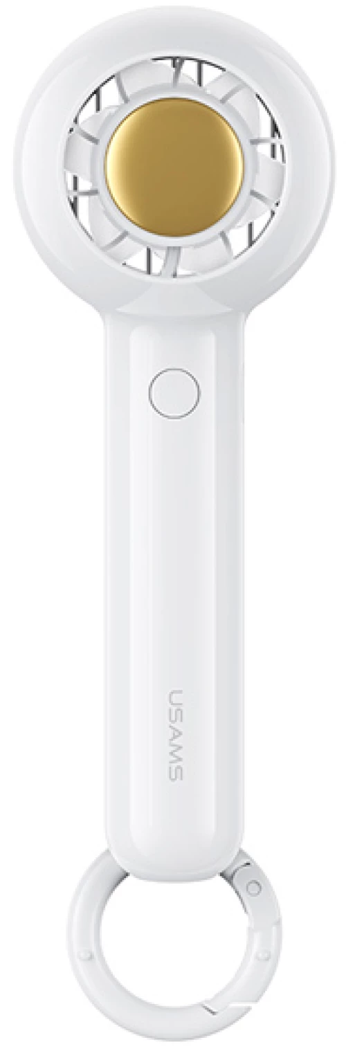 USAMS φορητός ανεμιστήρας US-ZB251 με 2 ταχύτητες, 1200mAh, λευκός