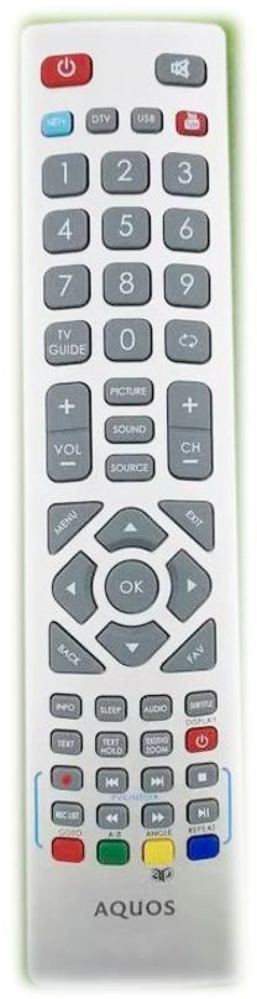 SHARP AQUOS LED TV RF REMOTE CONTROL