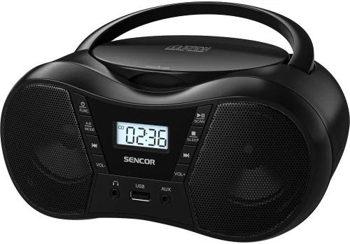 Ασύρματο ΡαδιοCD Sencor SPT 2300 BK με CD/MP3/USB/BT 5.1  4W