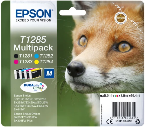 Αυθεντικό Φυσίγγιο μελάνης Epson T1285 Κυανό