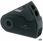Ξύστρα Faber-Castell Μαύρο (12 Μονάδες)