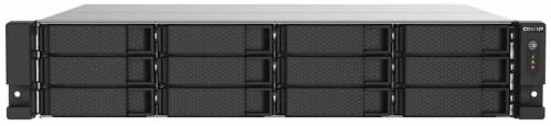 Δικτυακή συσκευή αποθήκευσης NAS Qnap TS-1273AU-RP-8G Μαύρο Γκρι Αλουμίνιο
