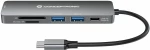 USB Hub Conceptronic DONN11G Γκρι