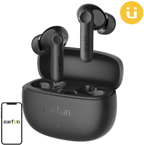 Wireless earphones TWS EarFun Air life (black)